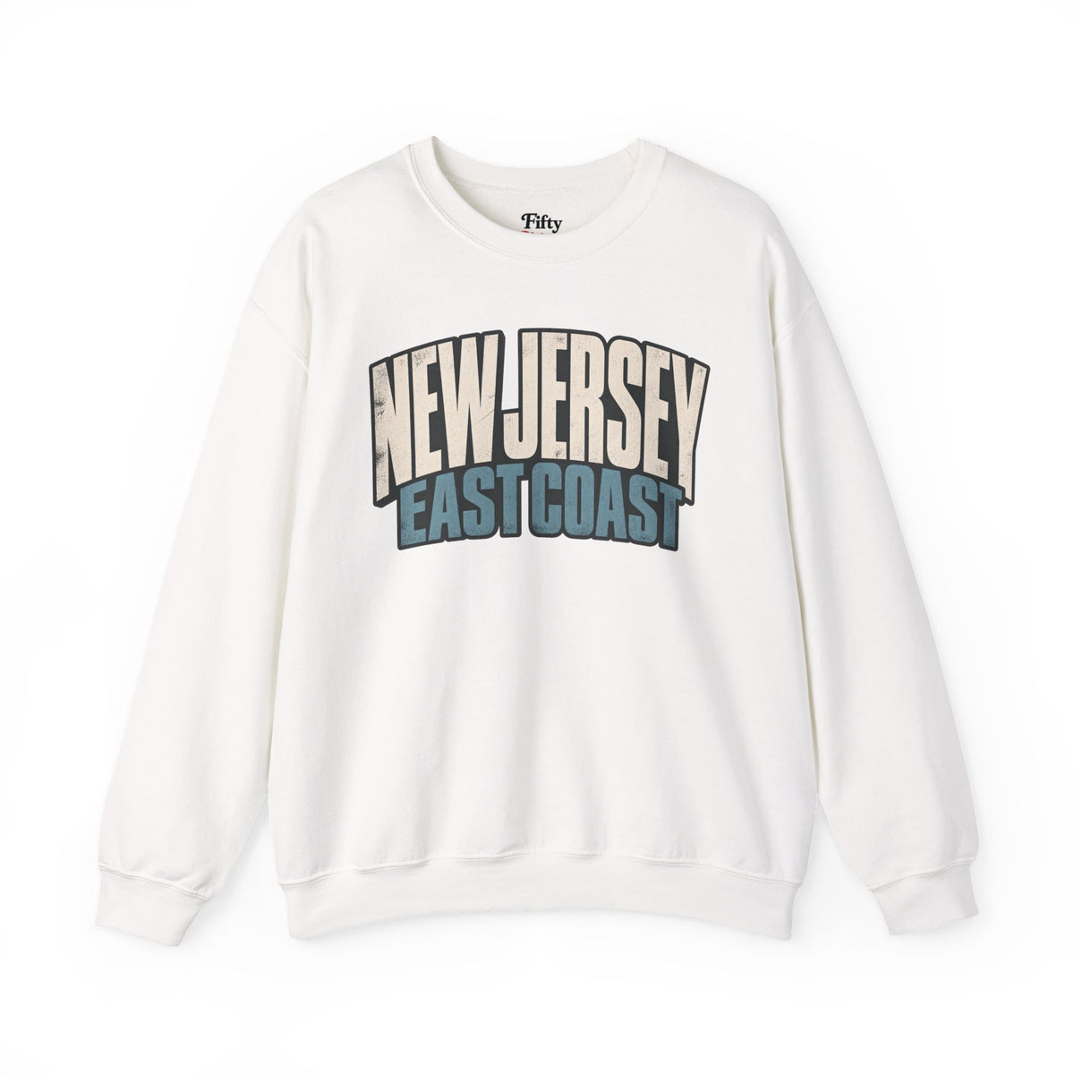 New Jersey East Coast Unisex Crewneck Sweatshirt State Name Graphic