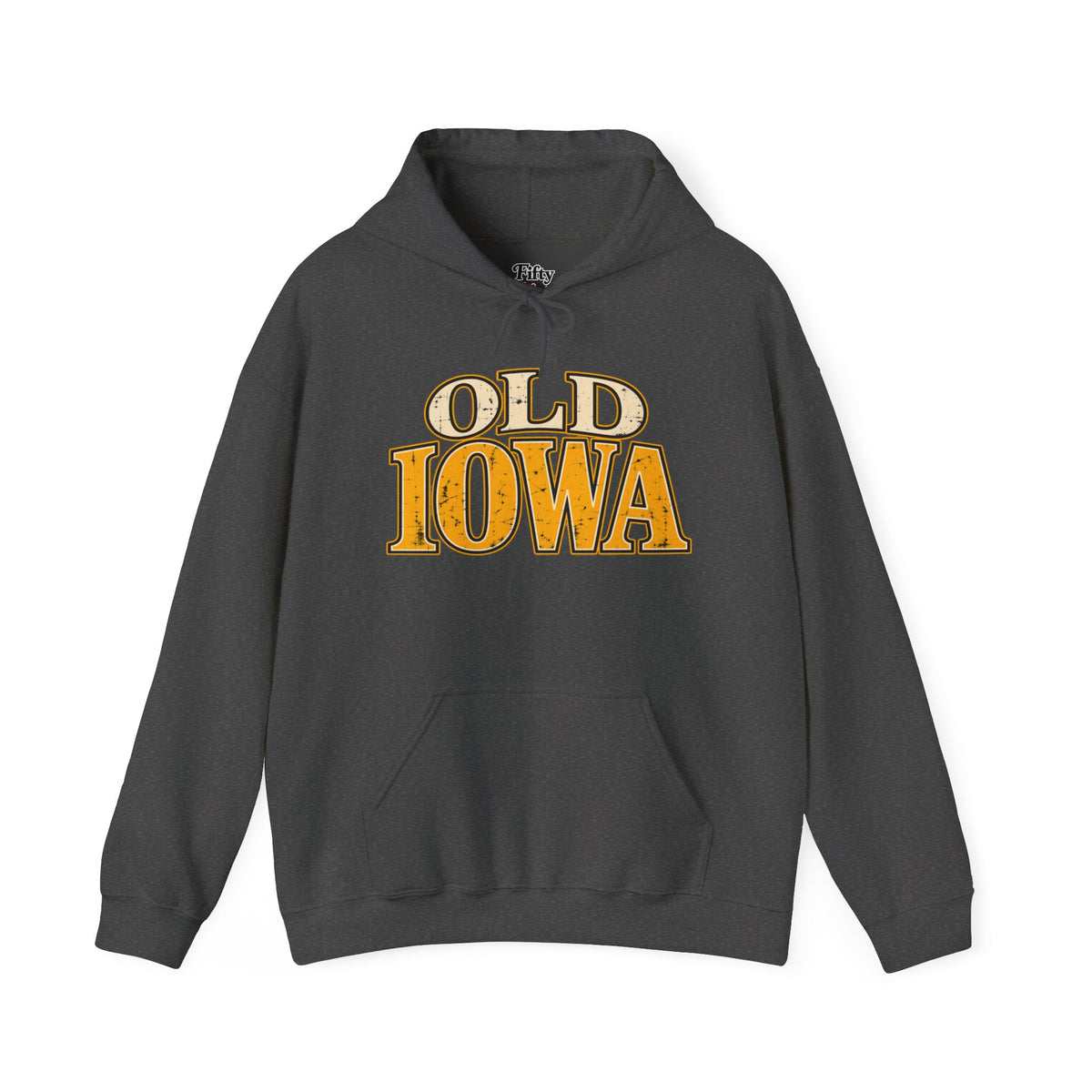Old Iowa Unisex Hoodie State Name Graphic
