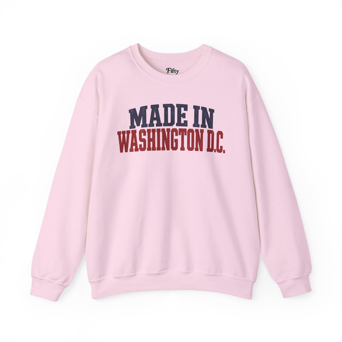 Made in Washington DC Unisex Crewneck Sweatshirt State Name Graphic