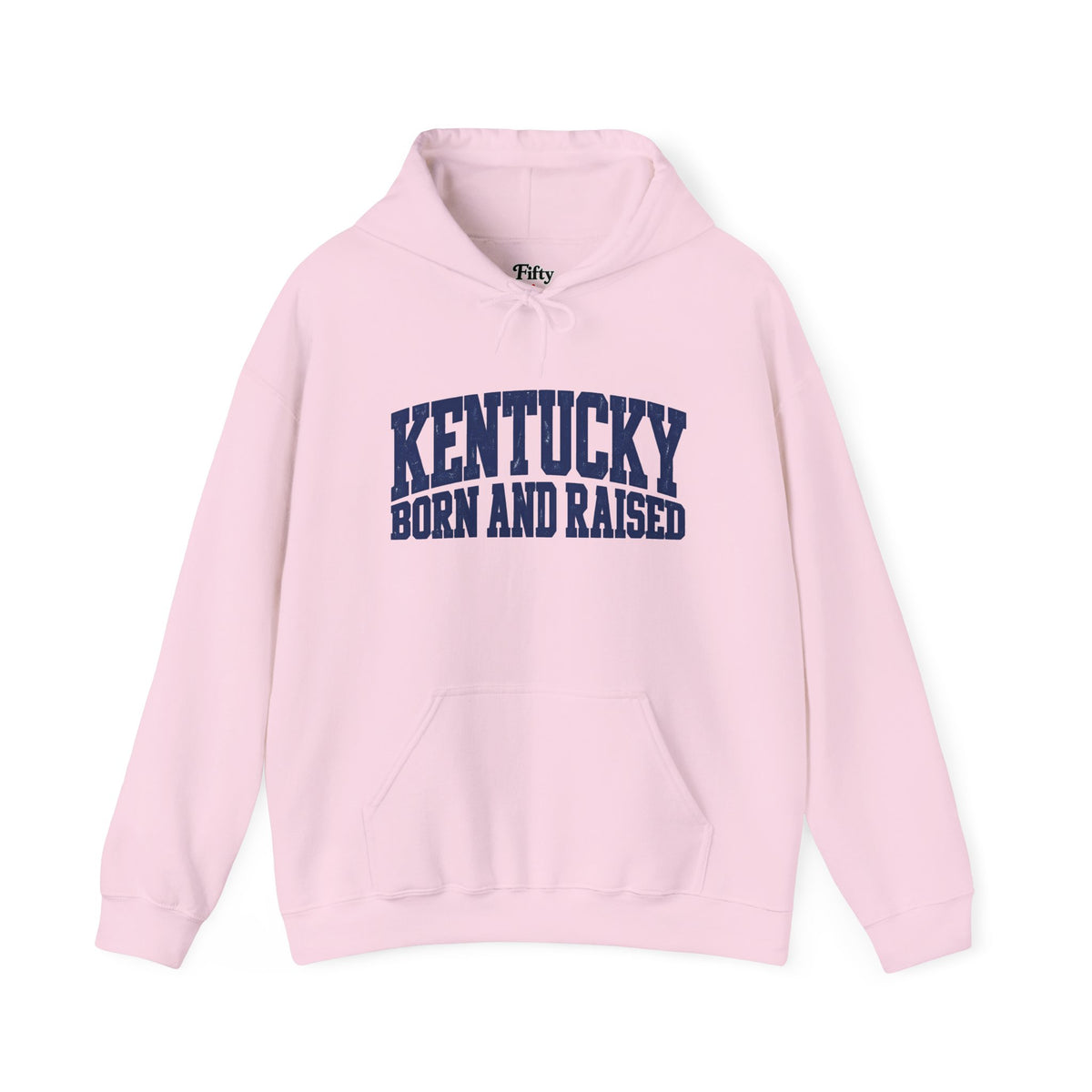 Kentucky Born and Raised Bold Athletic Unisex Hoodie Graphic