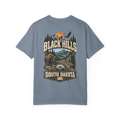Black Hills South Dakota Unisex Comfort Color 1717 Streetwear Graphic Tee