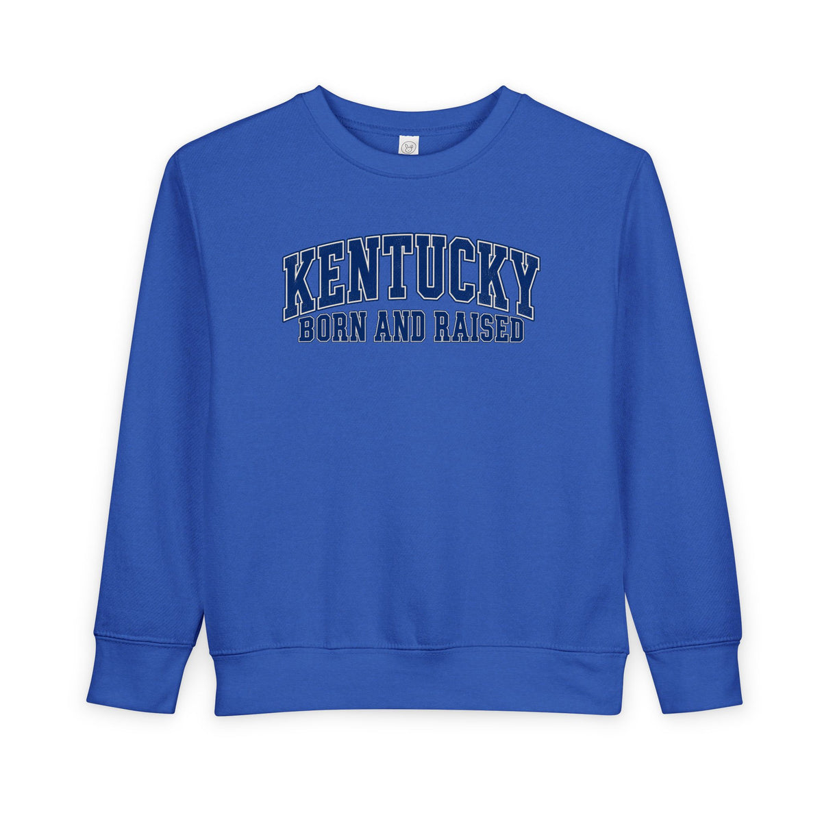 Kentucky Born and Raised Classic Collegiate Unisex Toddler Sweatshirt