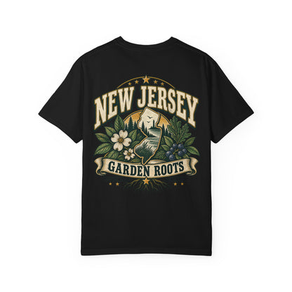 New Jersey Garden Roots Unisex Comfort Color 1717 Streetwear Graphic Tee