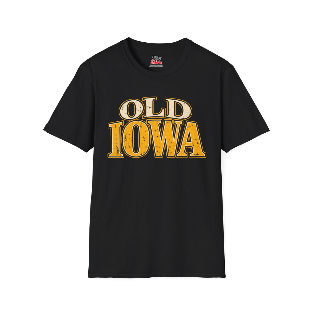 Old Iowa Unisex Softstyle T Shirt State Name Graphic Tee