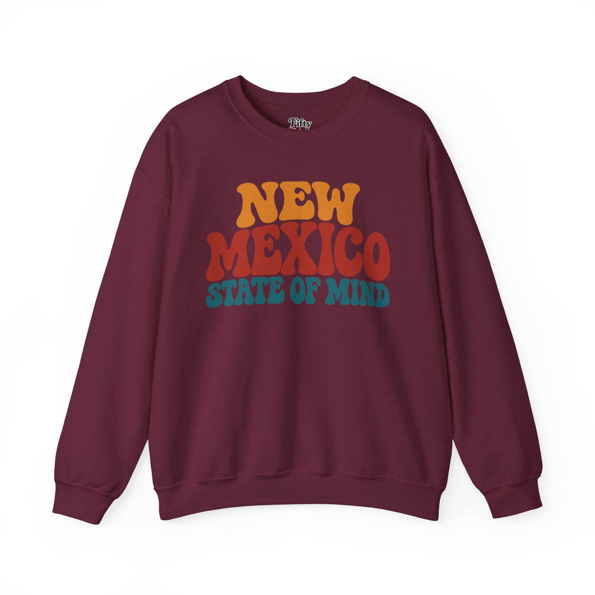 New Mexico State Of Mind Unisex Crewneck Sweatshirt State Name Graphic