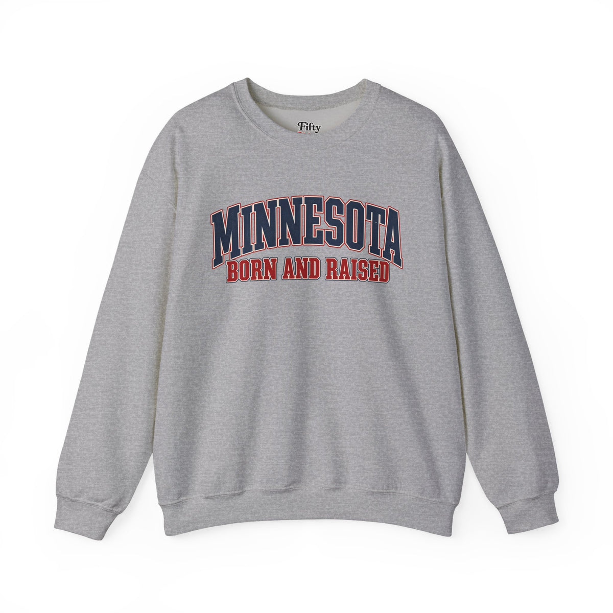 Minnesota Born and Raised Classic Heritage Unisex Sweatshirt Graphic