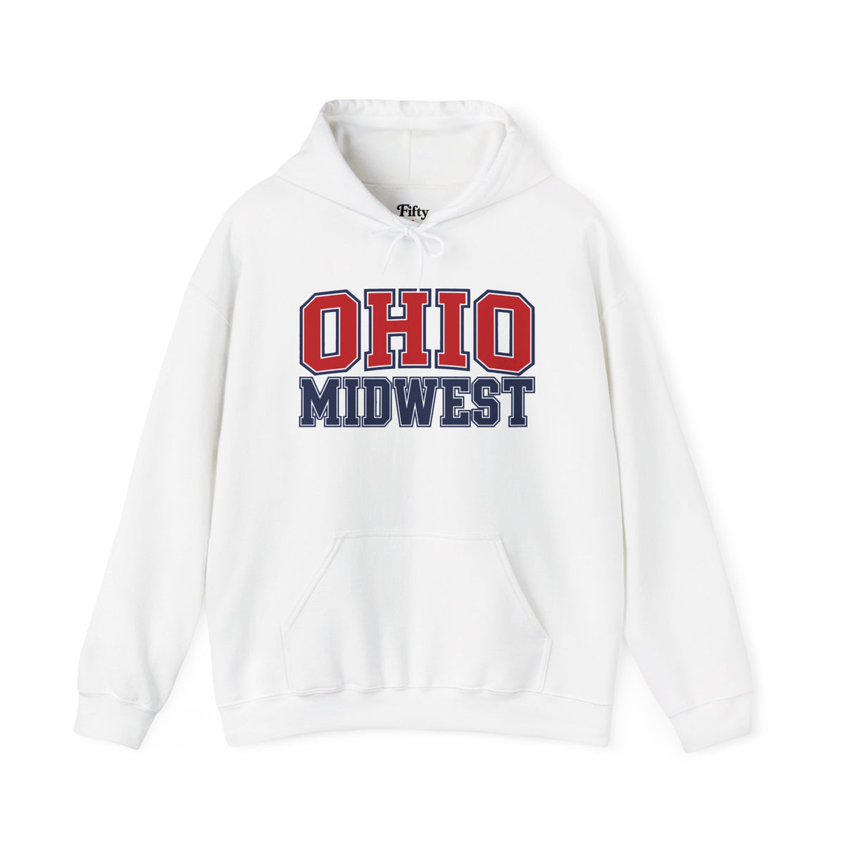 Ohio Midwest Unisex Hoodie State Name Graphic