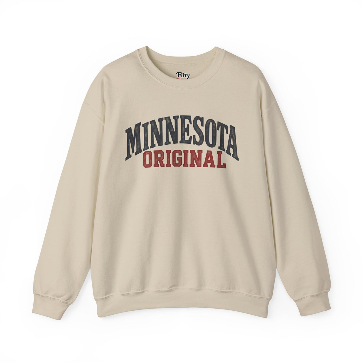 Minnesota Original Unisex Crewneck Sweatshirt State Name Graphic
