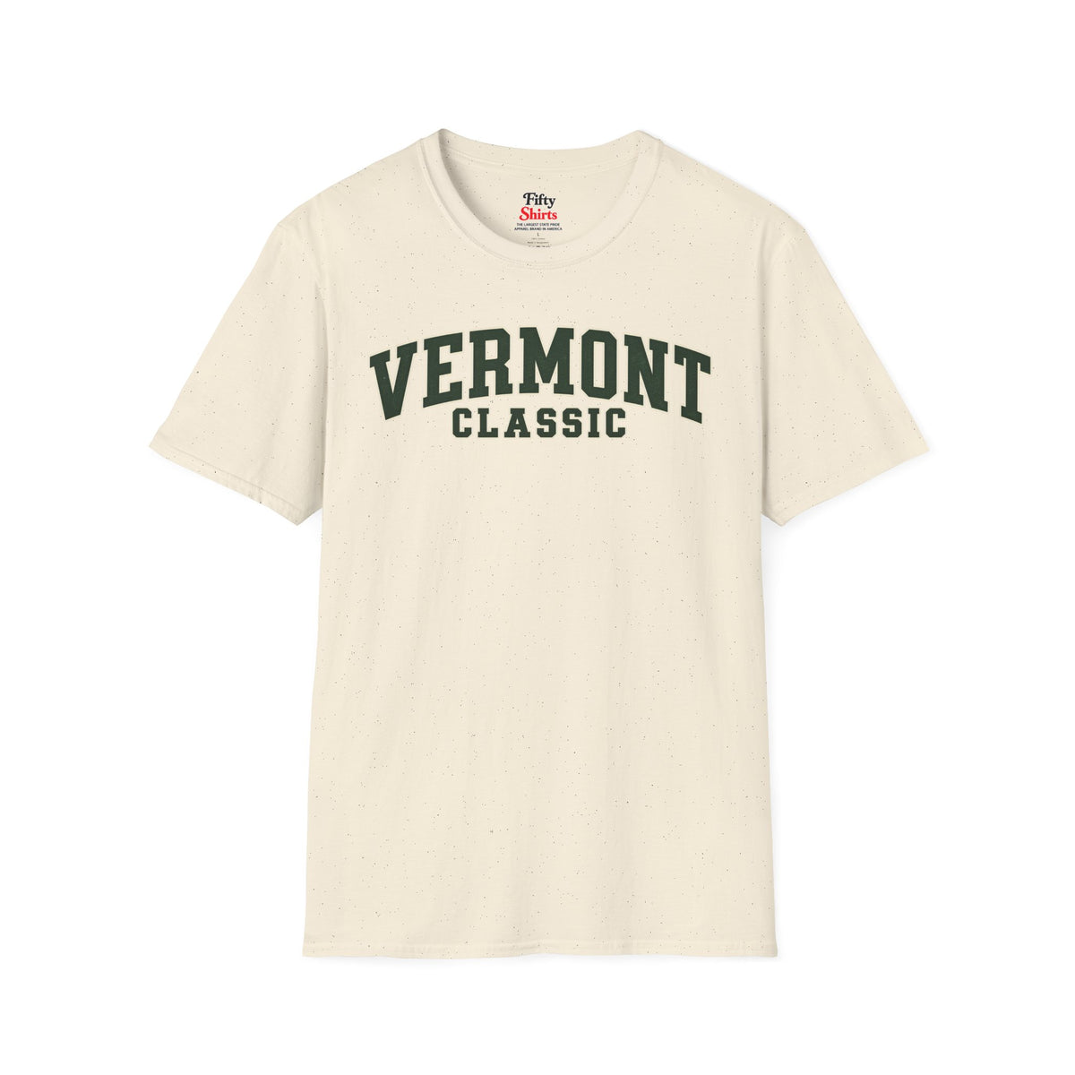Vermont Classic Unisex Softstyle T Shirt State Name Graphic Tee