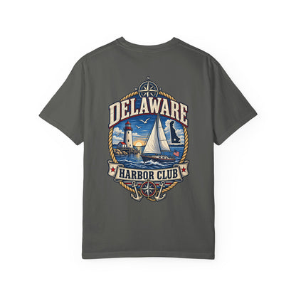 Delaware Harbor Club  Unisex Comfort Color 1717 Streetwear Graphic Tee