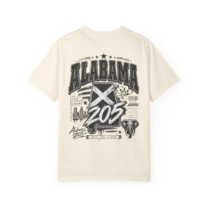 Alabama 205 Unisex Comfort Color 1717 Streetwear Graphic Tee