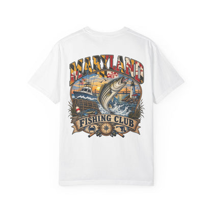 Maryland Fishing Club Unisex Comfort Color 1717 Streetwear Graphic Tee
