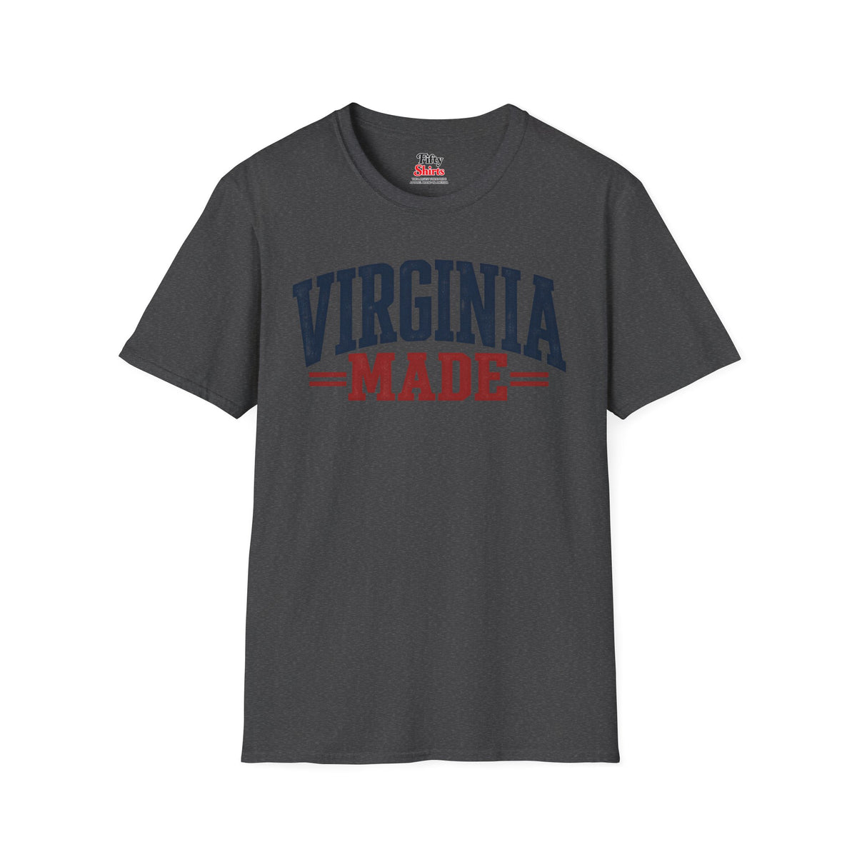 Virginia Made Unisex Softstyle T Shirt State Name Graphic Tee