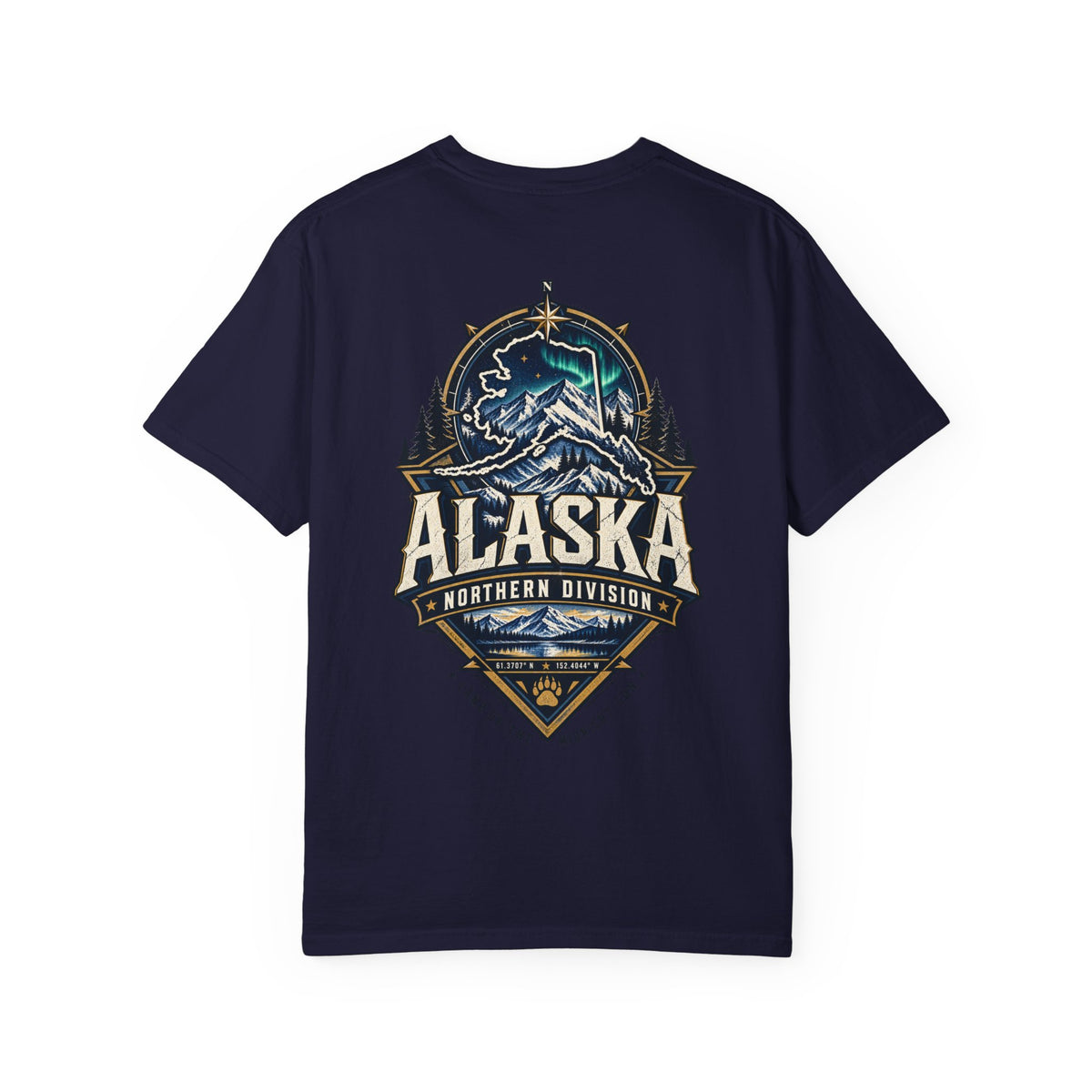Alaska Northern Division  Unisex Comfort Color 1717 Streetwear Graphic Tee