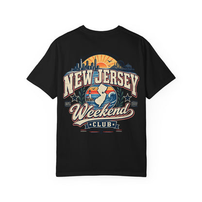 New Jersey Weekend Club Unisex Comfort Color 1717 Streetwear Graphic Tee