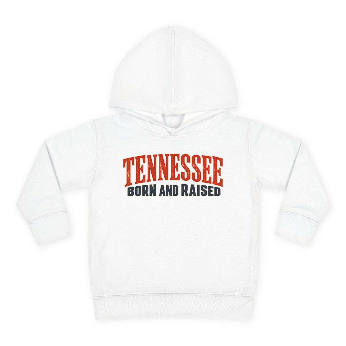 Tennessee Born and Raised Premium Southern Heritage Unisex Toddler Pullover Fleece Hoodie
