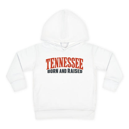 Tennessee Born and Raised Premium Southern Heritage Unisex Toddler Pullover Fleece Hoodie