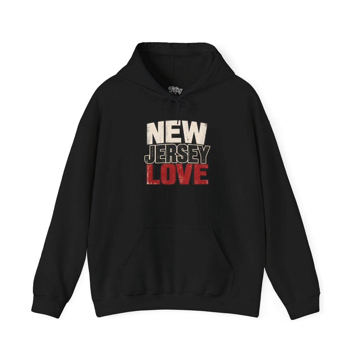 New Jersey Love Unisex Hoodie State Name Graphic