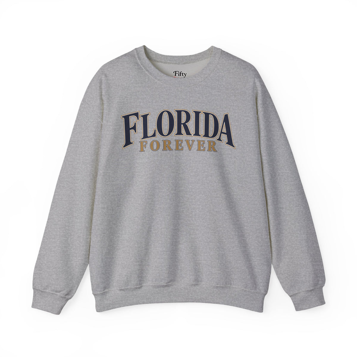 Florida Forever Unisex Crewneck Sweatshirt State Name Graphic