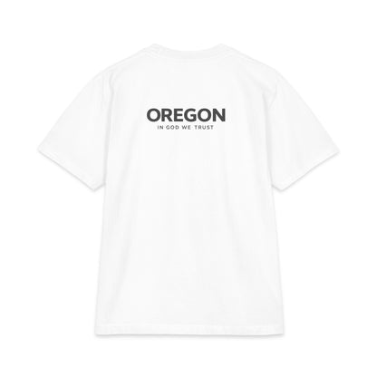 Oregon All State In God We Trust Unisex Max Heavyweight Short Sleeve