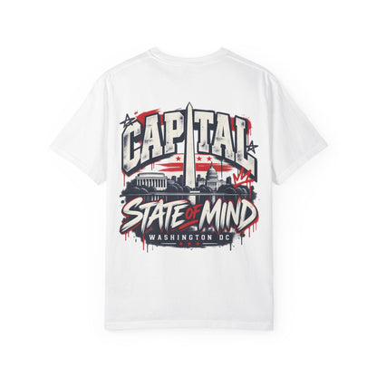 Washington DC Capital State of Mind Unisex Comfort Color 1717 Streetwear Graphic Tee