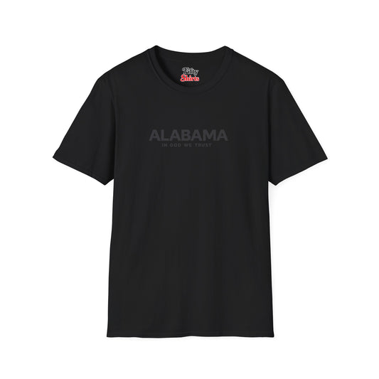 Alabama All State In God We Trust Front Design Unisex Everyday Tee