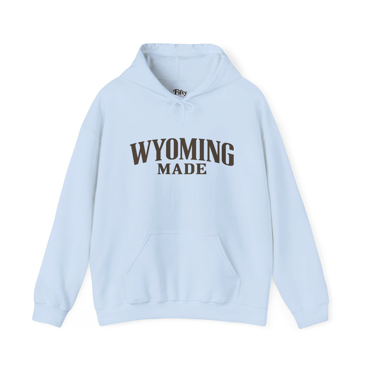 Wyoming Made Unisex Hoodie State Name Graphic