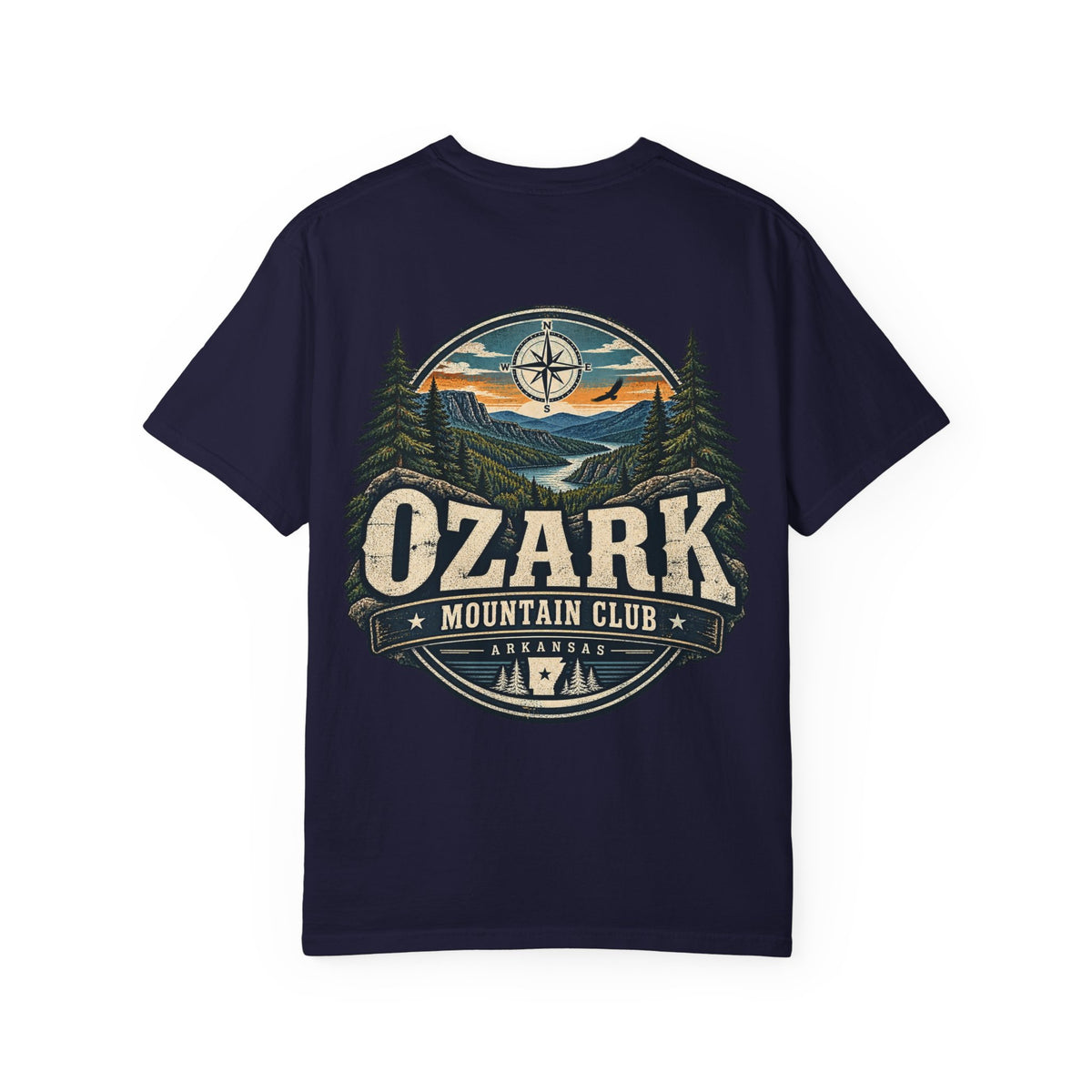 Arkansas Ozark Mountain Club Unisex Comfort Color 1717 Streetwear Graphic Tee