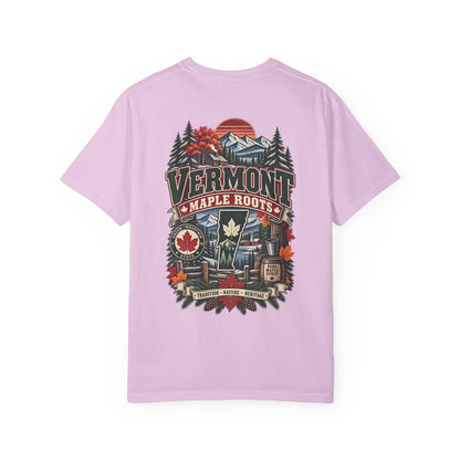 Vermont Maple Roots Unisex Comfort Color 1717 Streetwear Graphic Tee