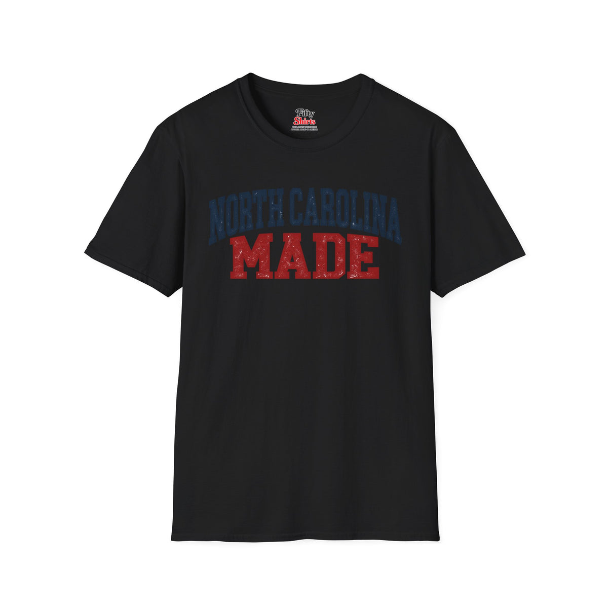 North Carolina Made Unisex Softstyle T Shirt State Name Graphic Tee