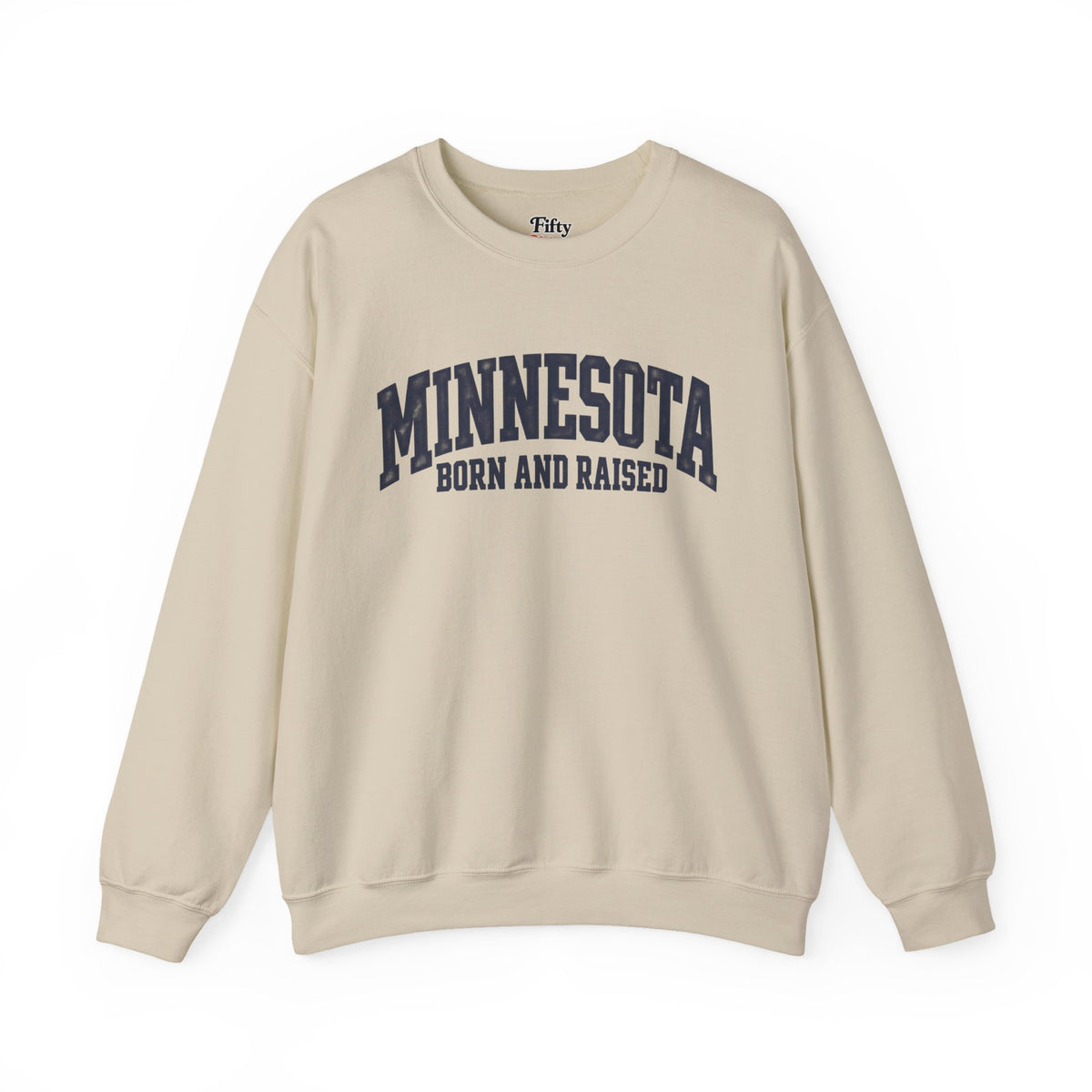 Minnesota Born and Raised Classic Sportswear Unisex Sweatshirt Graphic
