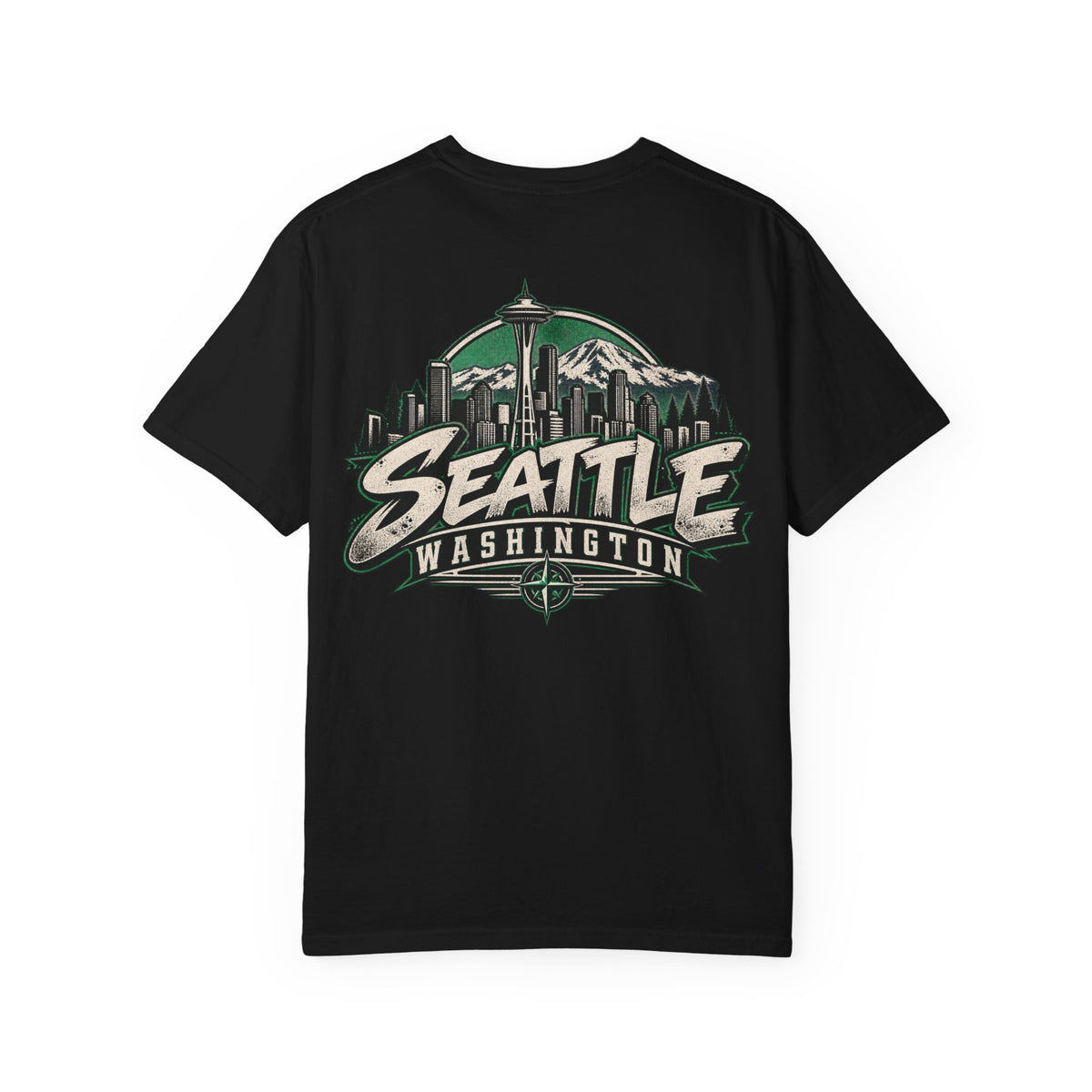 Seattle Washington Unisex Comfort Color 1717 Streetwear Graphic Tee