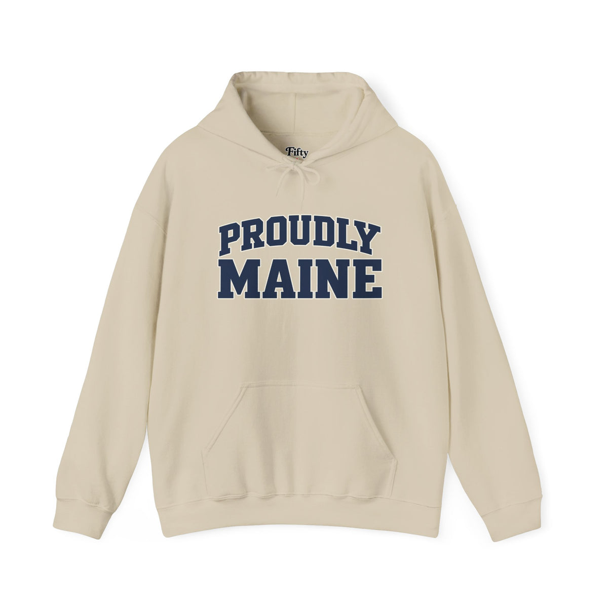 Proudly Maine Unisex Hoodie State Name Graphic