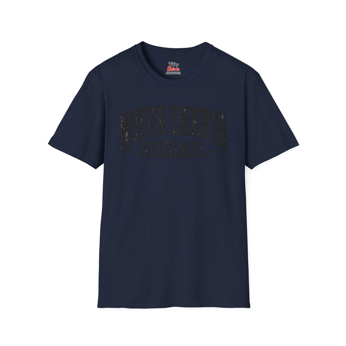 North Dakota Original Unisex Softstyle T Shirt State Name Graphic Tee