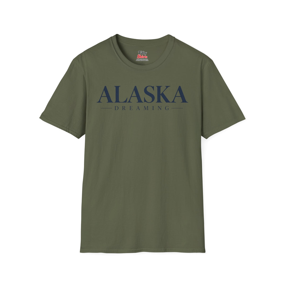 Alaska Dreaming Unisex Softstyle T Shirt State Name Graphic Tee