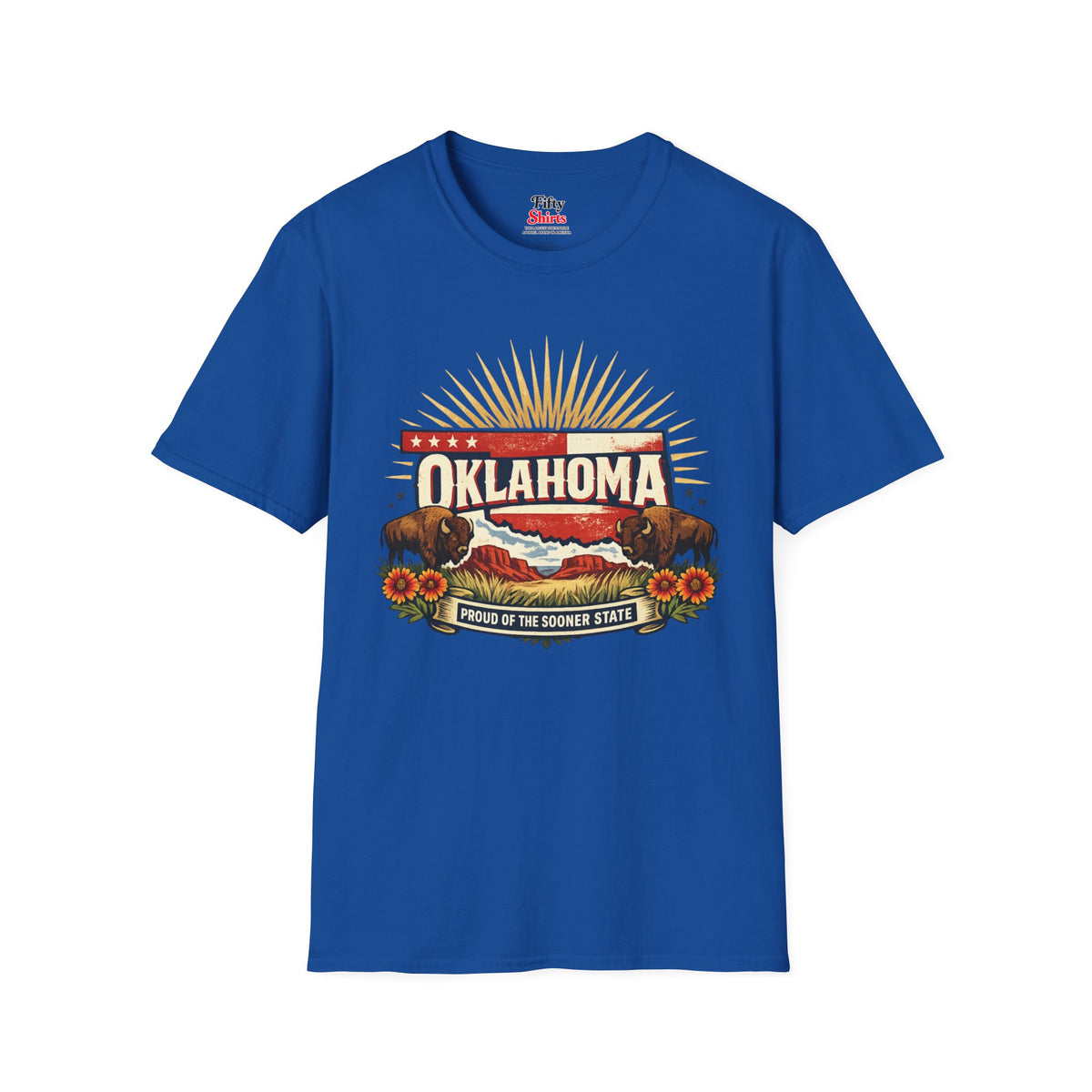 Oklahoma State Pride Unisex Softstyle T Shirt State Pride Graphic Tee Collections FS03