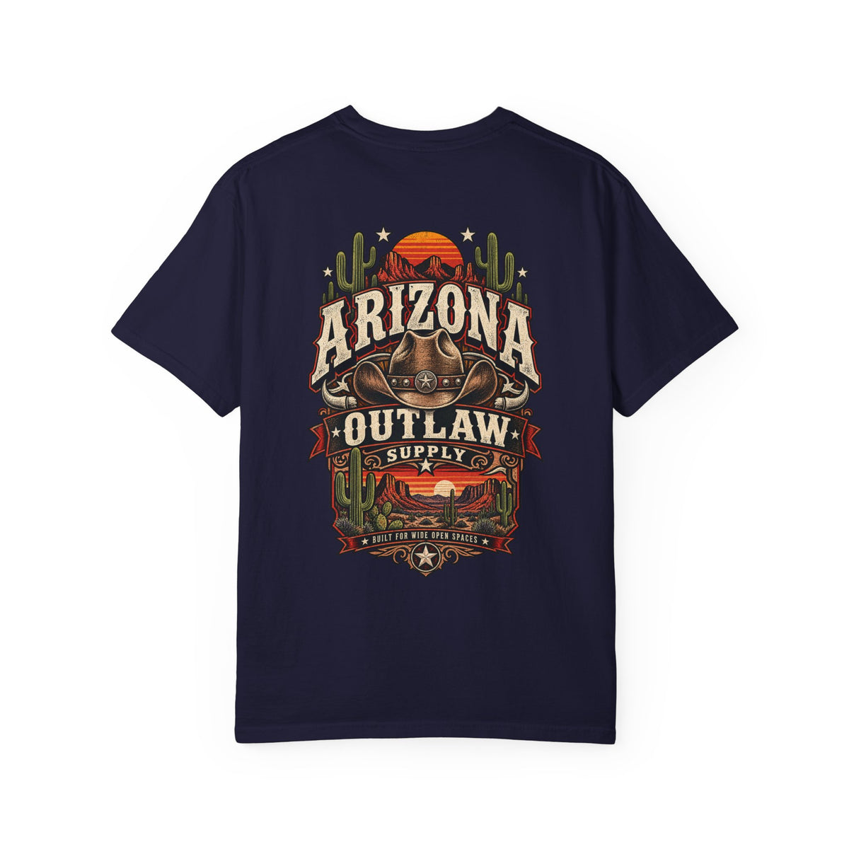 Arizona Outlaw Supply  Unisex Comfort Color 1717 Streetwear Graphic Tee