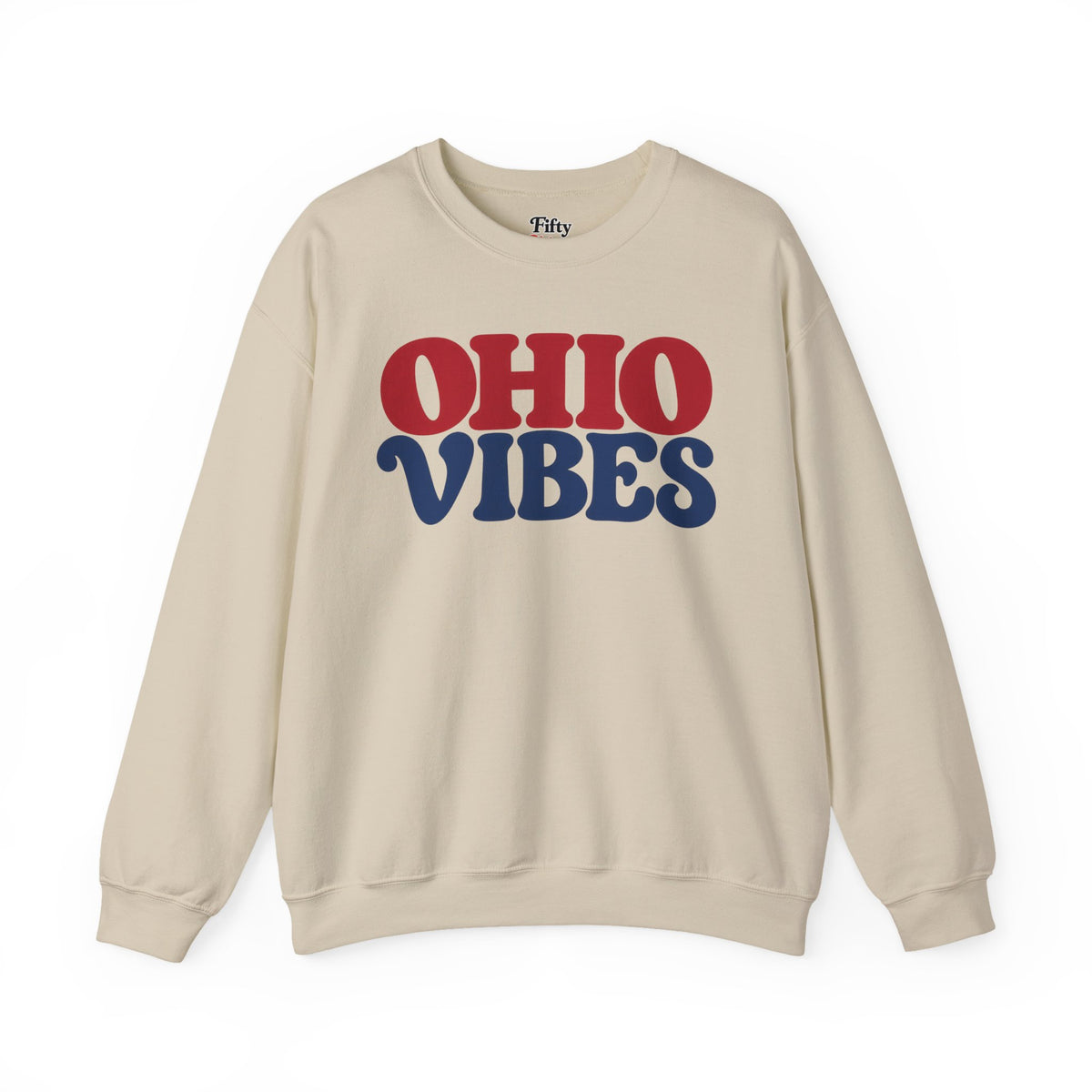 Ohio Vibes Unisex Crewneck Sweatshirt State Name Graphic