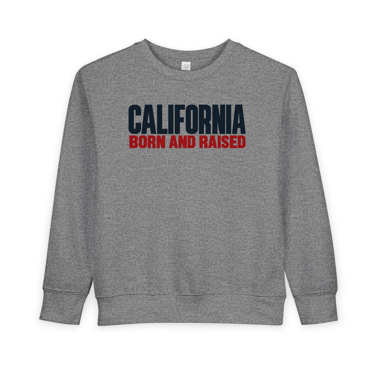 California Born and Raised Minimal Modern Unisex Toddler Sweatshirt