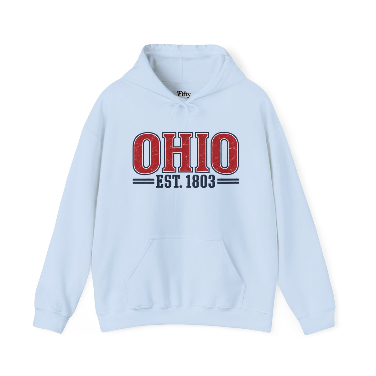 Ohio Est.1803 Unisex Hoodie State Name Graphic