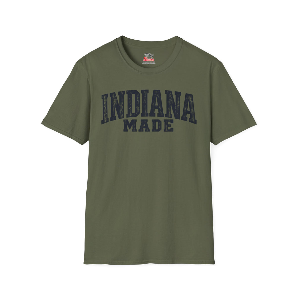 Indiana Made Unisex Softstyle T Shirt State Name Graphic Tee