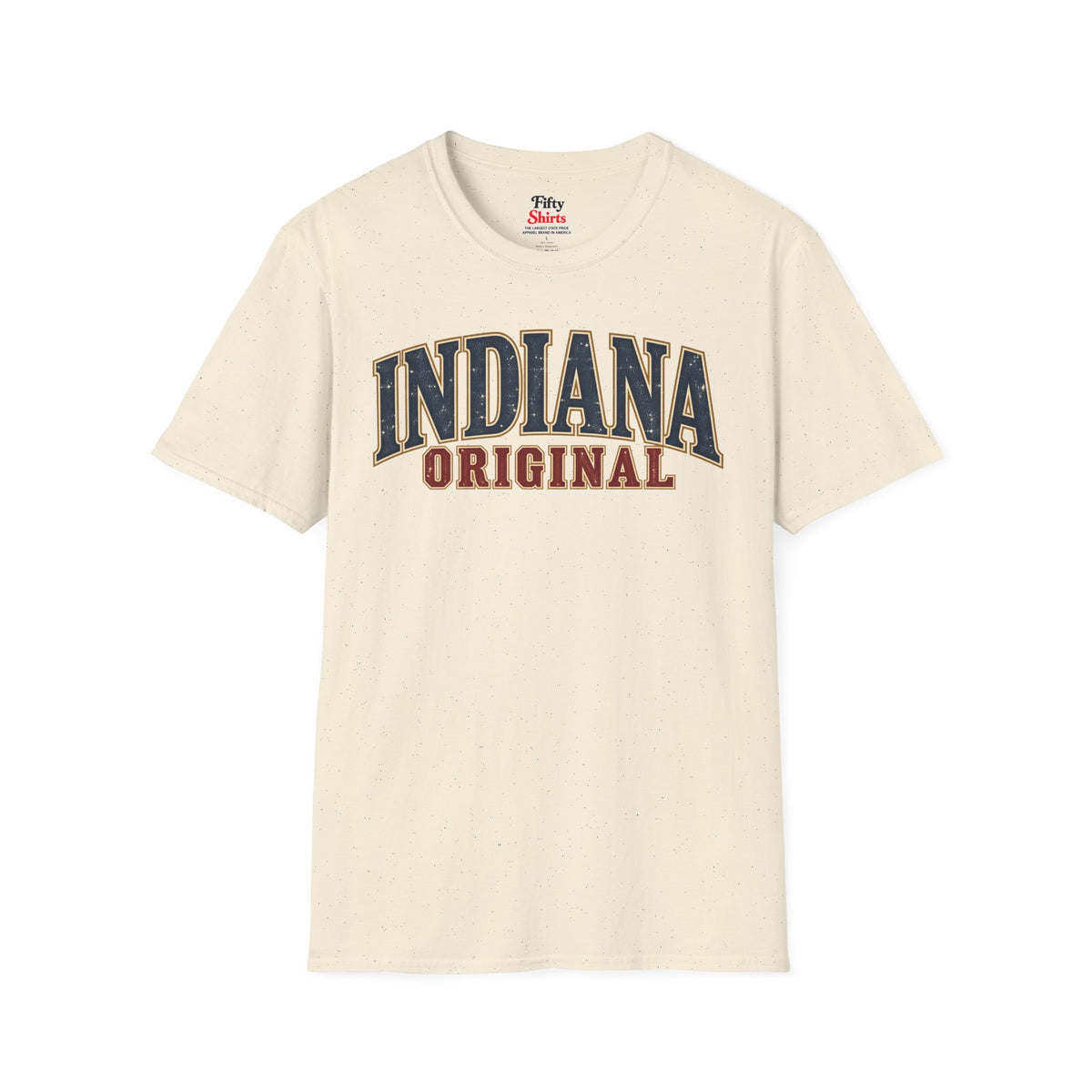 Indiana Original Unisex Softstyle T Shirt State Name Graphic Tee
