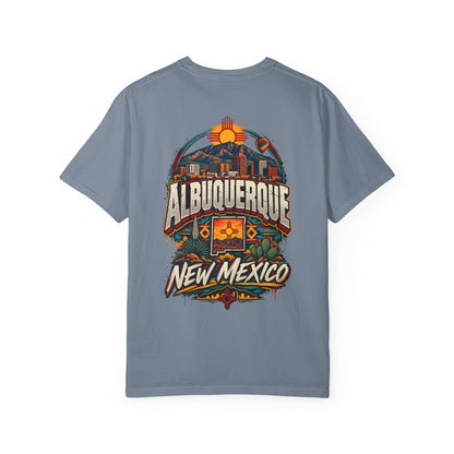 Albuquerque New Mexico Unisex Comfort Color 1717 Streetwear Graphic Tee