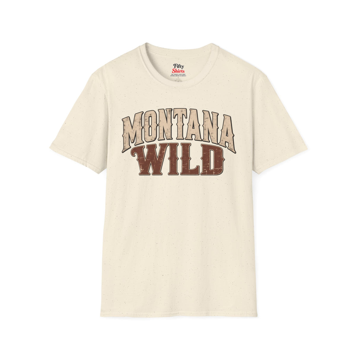Montana Wild Unisex Softstyle T Shirt State Name Graphic Tee