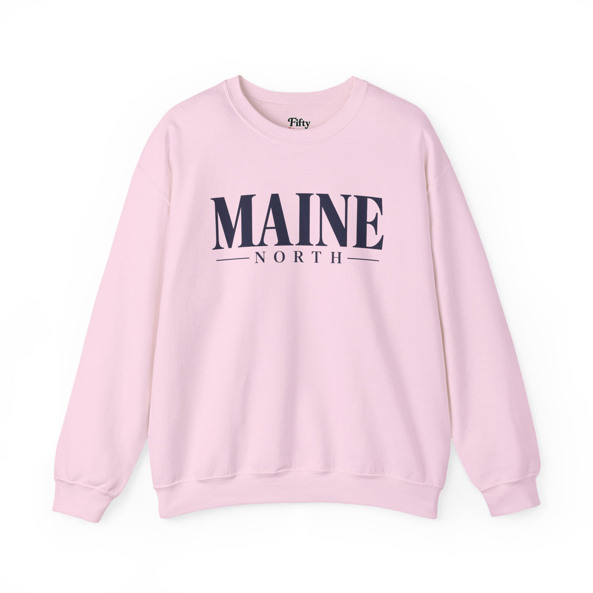 Maine North Unisex Crewneck Sweatshirt State Name Graphic