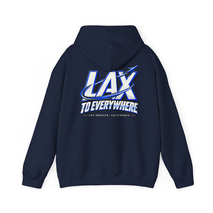 Lax To Everywhere Los Angeles Unisex Hoodie Graphic