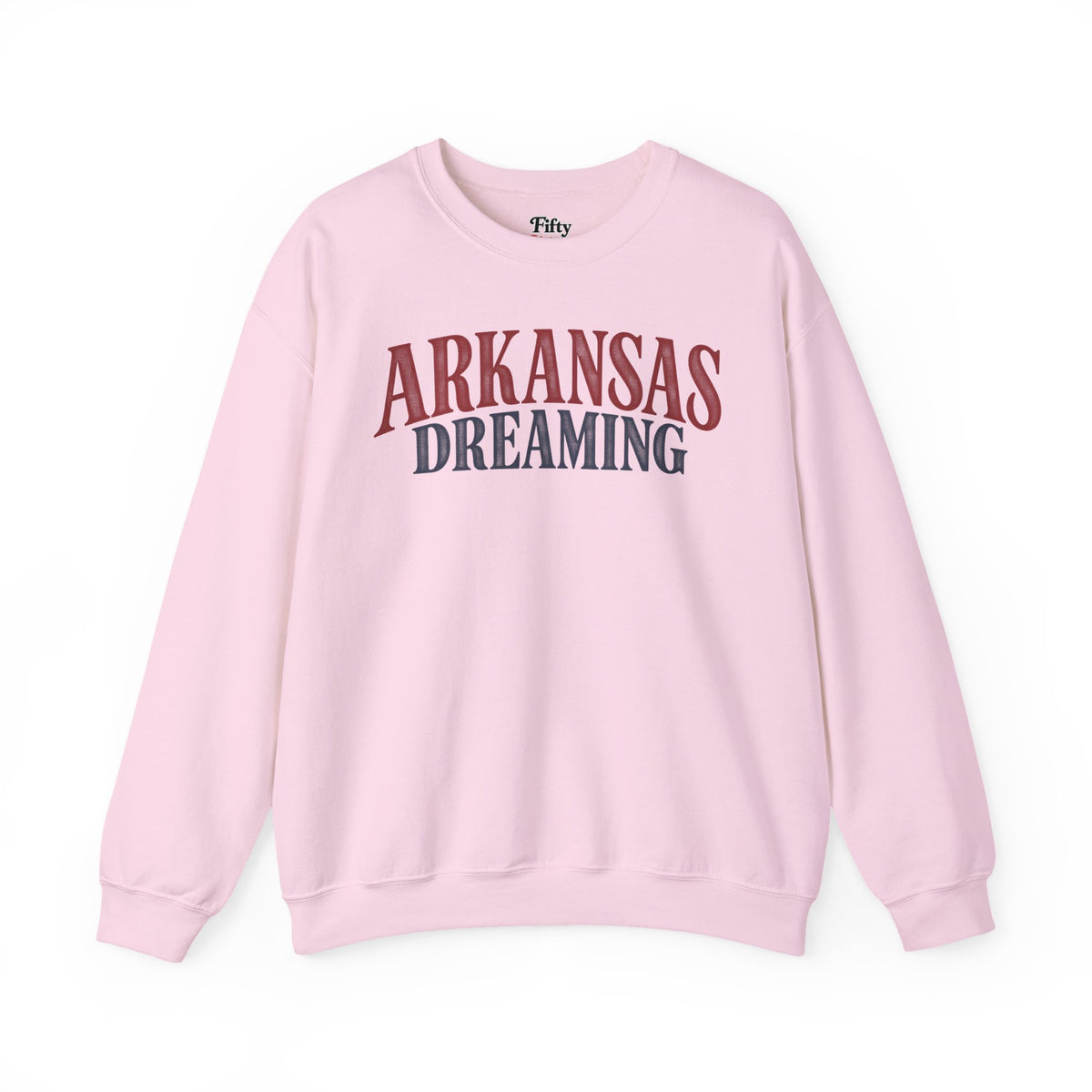 Arkansas Dreaming Unisex Crewneck Sweatshirt State Name Graphic