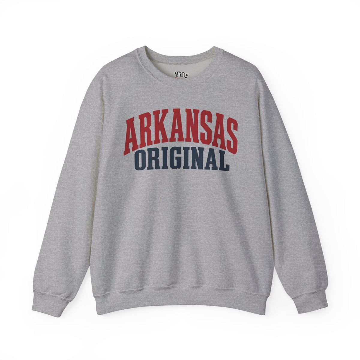 Arkansas Original Unisex Crewneck Sweatshirt State Name Graphic