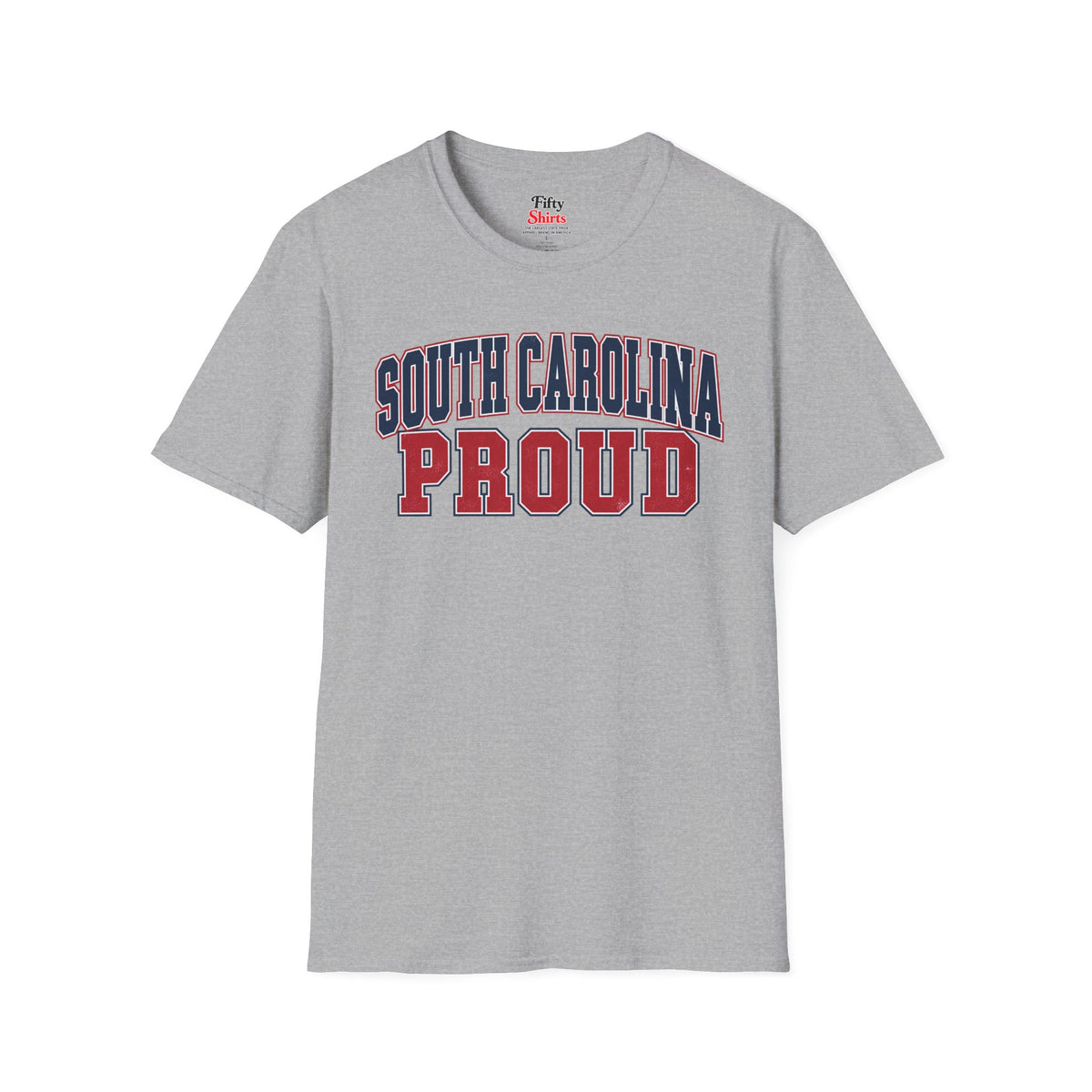 South Carolina Proud Unisex Softstyle T Shirt State Name Graphic Tee
