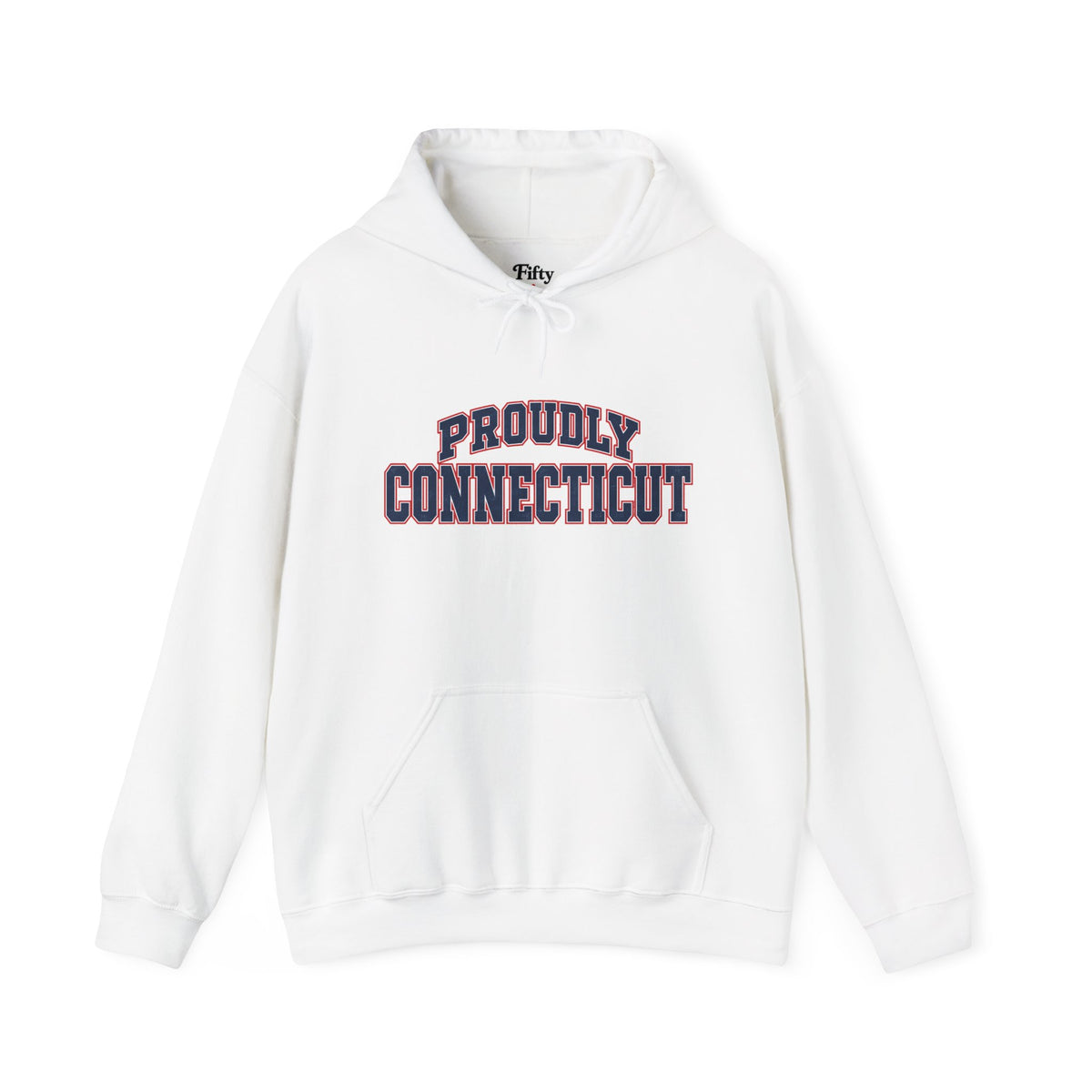 Proudly Connecticut Unisex Hoodie State Name Graphic